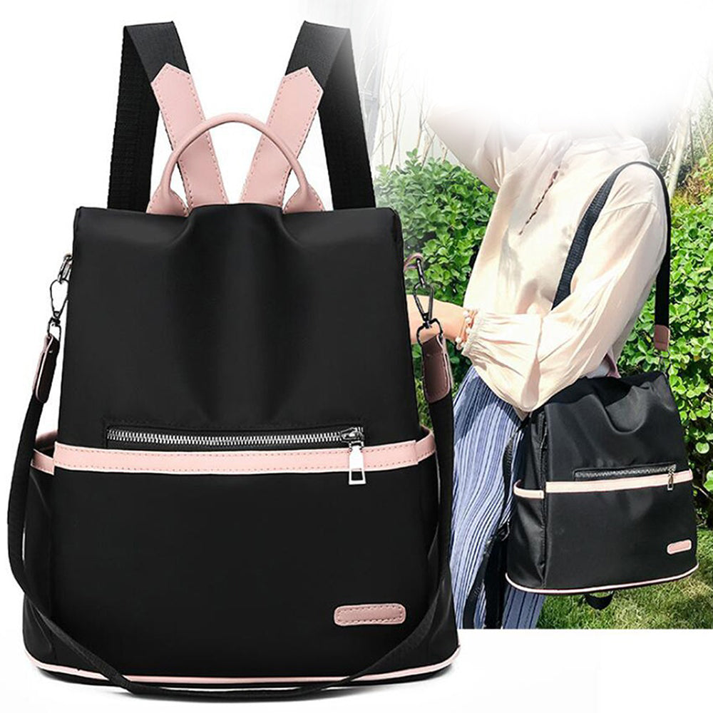 Backpack Back Open Anti-Theft Security Bag for Daily Large Capacity Woman Shoulder Bag Splash-Proof Waterproof Casual Bag