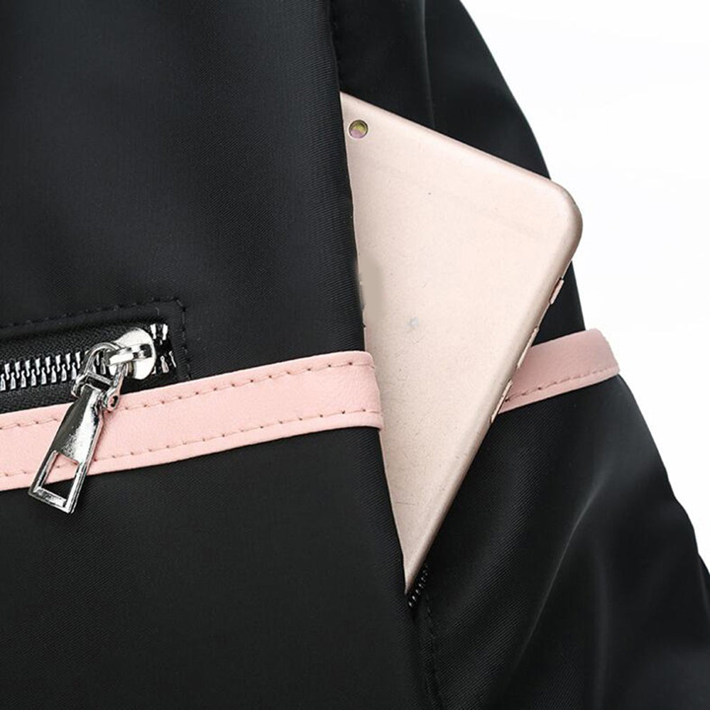 Backpack Back Open Anti-Theft Security Bag for Daily Large Capacity Woman Shoulder Bag Splash-Proof Waterproof Casual Bag